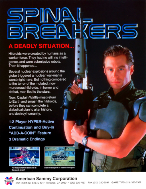 Spinal Breakers (World) Arcade Game Cover